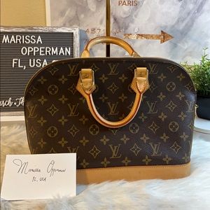 Authentic Louis Vuitton Alma PM Monogram